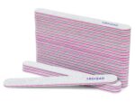 Zestaw pilników do paznokci zebra 180/240 - Pakiet 100 sztuk
