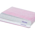 Duży pakiet: 500 x Pilnik do paznokci zebra prosty 180/240